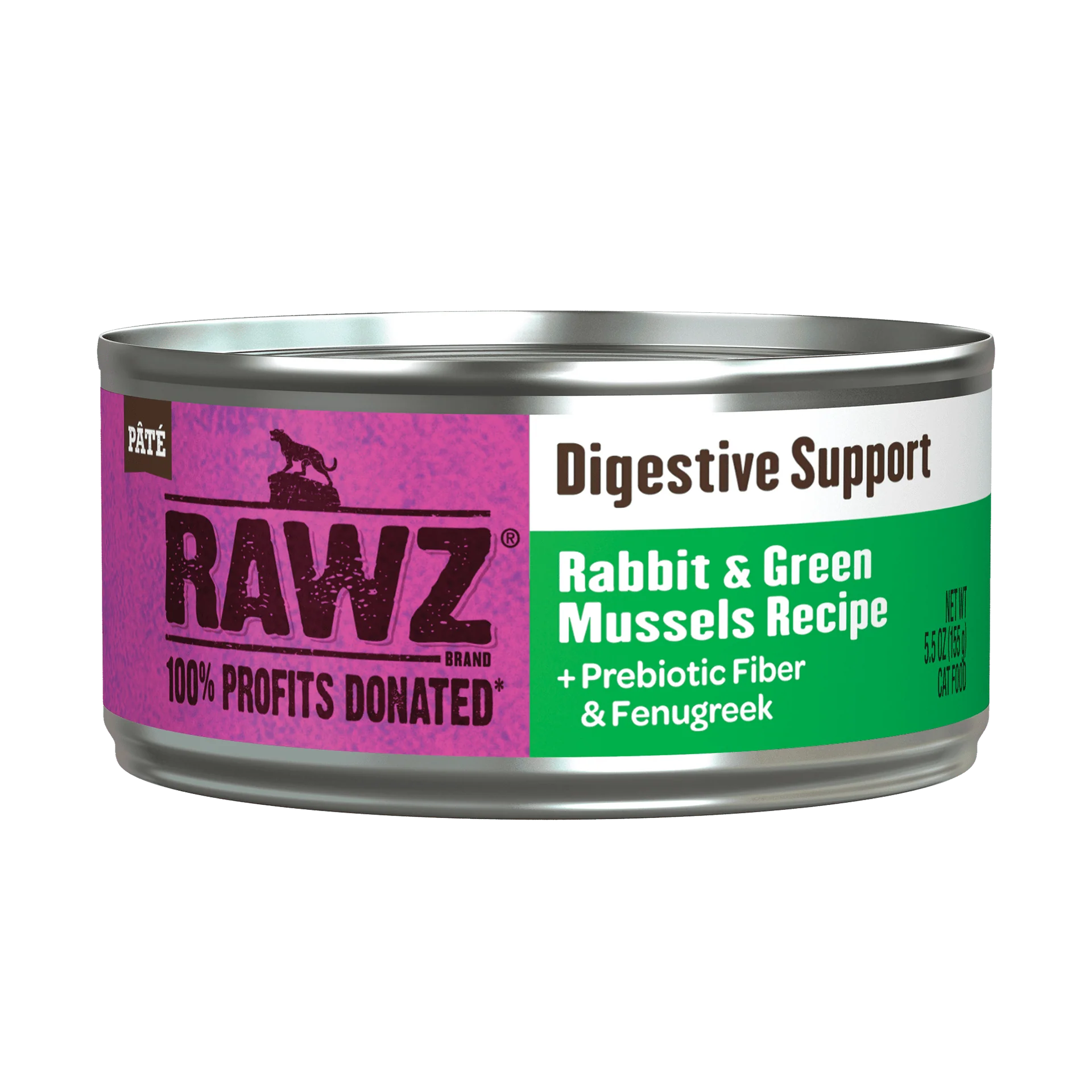 RAWZ - Digestive Support Rabbit & Green Mussels (Wet Cat Food)